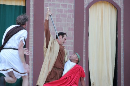 "I love you, man." Shakespeare on the Square, Julius Caesar, Knoxville, August 2012