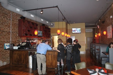 Bar at Downtown Cru Bistro, 141 S. Gay Street, Knoxville, November 2012