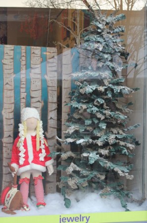 Christmas Window Displays, Bliss, Market Square, Knoxville, December 2012