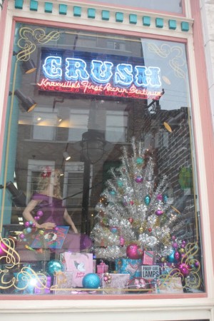 Christmas Window Displays, Crush, Jackson Avenue, Knoxville, December 2012