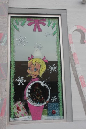 Christmas Window Displays, Jackson Avenue Market, Knoxville, December 2012