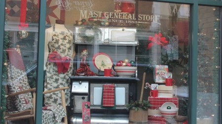 Christmas Window Displays, Mast General Store, Gay Street, Knoxville, December 2012