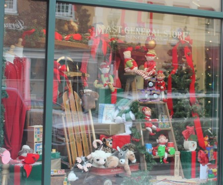 Christmas Window Displays, Mast General Store2, Gay Street, Knoxville, December 2012