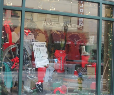 Christmas Window Displays, Mast General Store4, Gay Street, Knoxville, December 2012