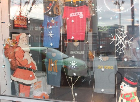 Christmas Window Displays, Nothing Too Fancy, Union Avenue, Knoxville, December 2012