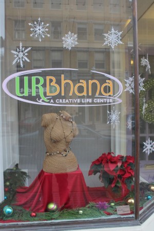 Christmas Window Displays, Urbhanna, 100 Block, Knoxville, December 2012