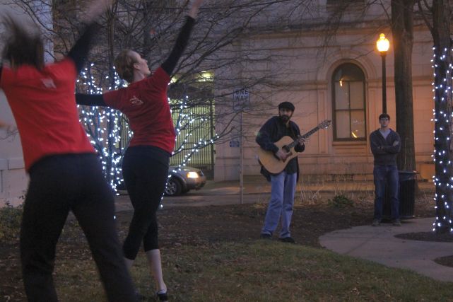 Dancers with Laith Keilany on Guitar, Krutch Park, Knoxville, Fall 2012