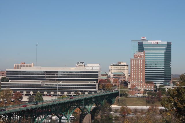 Skyline and North Waterfront, Knoxville, Fall 2012