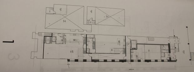 First Floor Plans, Tailor Lofts, Gay Street, Knoxville, December 2012