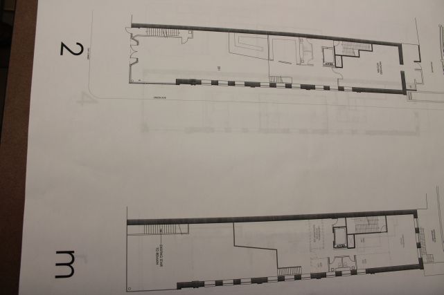 Second Floor Plans for Tailor Lofts, Gay Street, Knoxville, December 2012