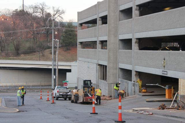State Street Garage Expansion, Knoxville, January 2013
