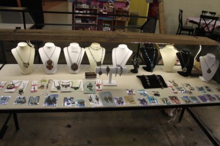 Jewelry at Nostalgia on McCalla, Knoxville, February 2013