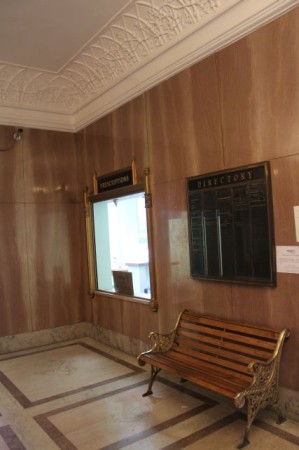 Lobby of the Medical Arts Building, Main Street, Knoxville, February 2013