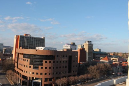 Northeastern View from the Medical Arts Building, Main Street, Knoxville, February 2013