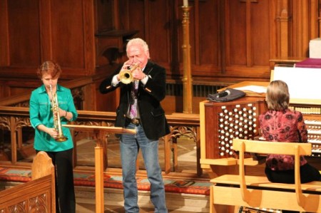 Doc Severinsen, Cathy Leach and Edie Johnson2, Church Street United Methodist Church, Knoxville, March 2013