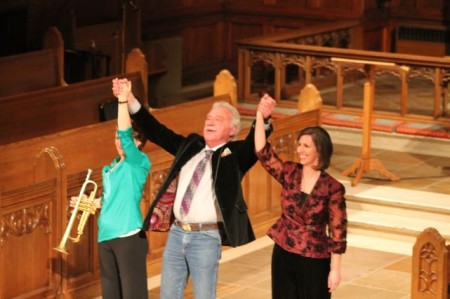 Doc Severinsen, Cathy Leach and Edie Johnson, Church Street United Methodist Church, Knoxville, March 2013