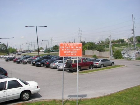 State Street Parking Lot, Knoxville, May 2011