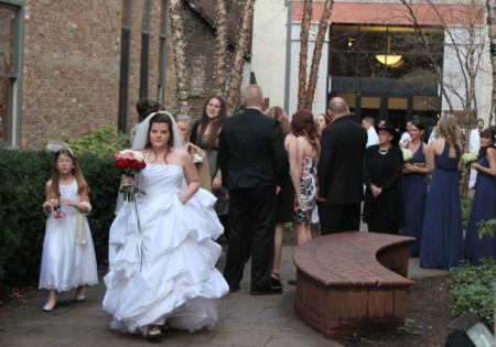 Wedding Party, Market Square, Knoxville, February 2013
