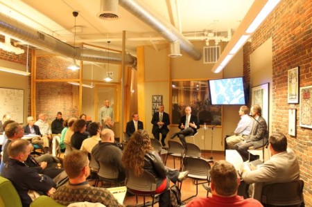 Broadband Meeting at the Knoxville Entrepreneur Center, Market Square, April 2013