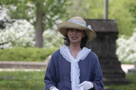 Judy Loest, Old Gray Cemetery, Knoxville, April 2013