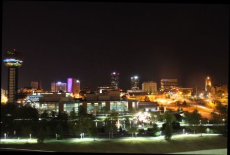 Night Skyline, Knoxville, April 2013