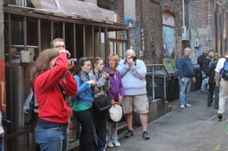 Photography Class, Armstrong Alley, Knoxville, April 2013