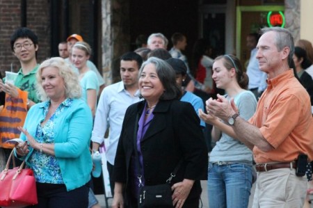 Mayor Madeline Rogero at the Thursday Night Market Square Concert Series, Knoxville Symphony Orchestra, Knoxville, May 2013