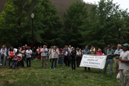 Pro-Immigration Reform Rally and March, Krutch Park, Knoxville, April 2013