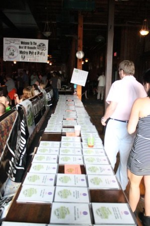 Winners' Plaques, Metropulse Reader's Party, Barley's Knoxville, May 2013