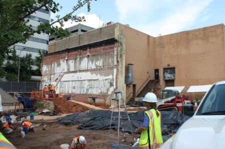 Archaeological Dig, Locust and Summer Place, Knoxville, June 2013