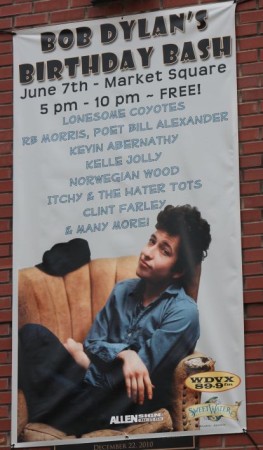 Bob Dylan Birthday Bash Poster, Knoxville, June 2013