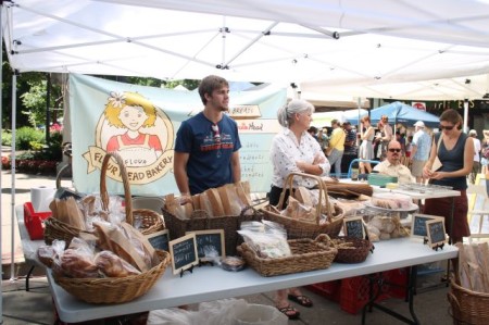 Flour Head Bakery at the Market Square Farmers' Market, Knoxville, May 2013
