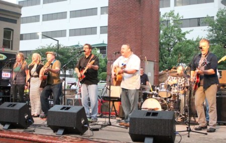 Itchy and the Hater Tots, Bob Dylan Birthday Bash, Market Square, Knoxville, June 2013