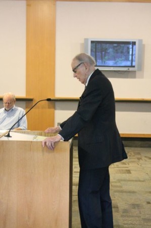 Lewis Howard addresses the Downtown Design Review Board, Knoxville, June 2013
