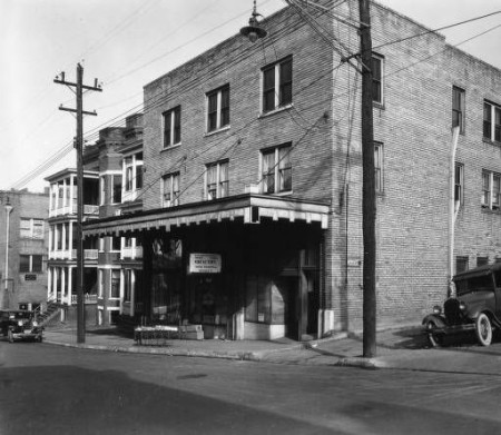 Locust Street Between Union Avenue and Summer Place, Knoxville, 1936