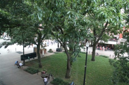View from 4 Market Square, 3rd Floor, Community Design Center, Knoxville, June 2013
