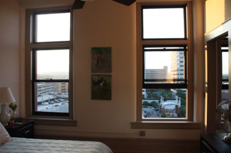 View from the bedroom, Arnstein Building, Seventh Floor, Knoxville, June 2013