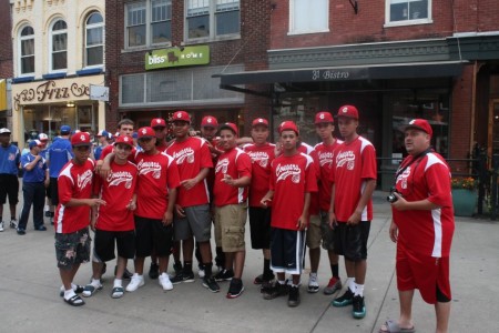 Brooklyn baseball team, Market Square, Knoxville, July 2013