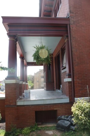 Front Porch, Mary Boyce Temple House, Hill Avenue, Knoxville, July 2013