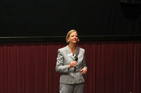 Kim Bumpas at the Visit Knoxville Marketing Launch, Regal Riviera, Knoxville, July 2013
