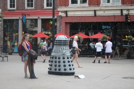 Dr. Who Character, Market Square, Knoxville, Summer 2013