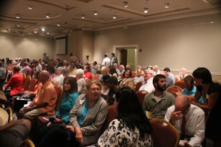 Crowd for the Ageless Downtowns Symposium, East Tennessee History Center, Knoxville, September 2013