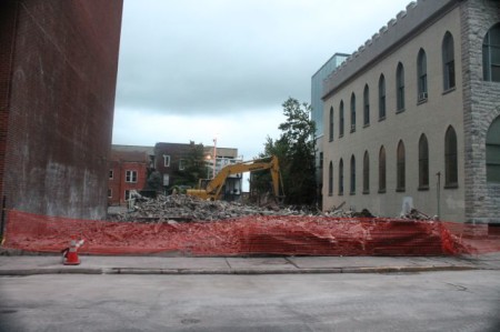 All That Remains of 710 and 712 Walnut Street, Knoxville