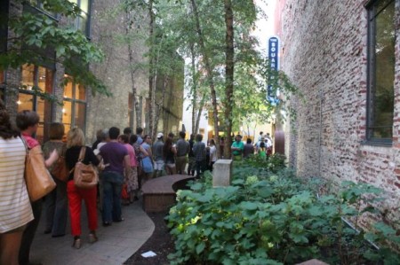 Line for the Donald Brown Jazz Show, Square Room, Knoxville, September 2013