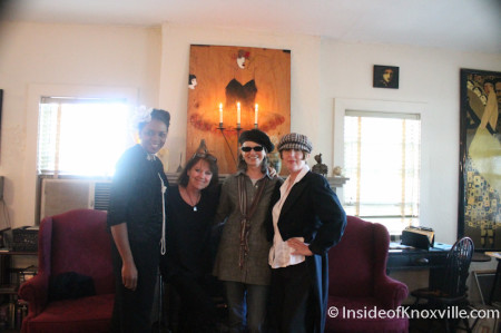 Evelyn Gill, Cynthia Markert, Judy Loest, Andie Ray, Maplehurst, Knoxville, October 2013