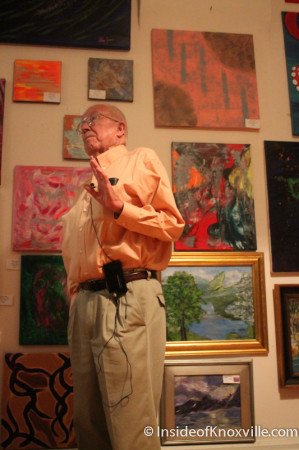 Dr. Bill Bass at Gallery Nuance, 121 S. Gay Street, Knoxville, October 2013