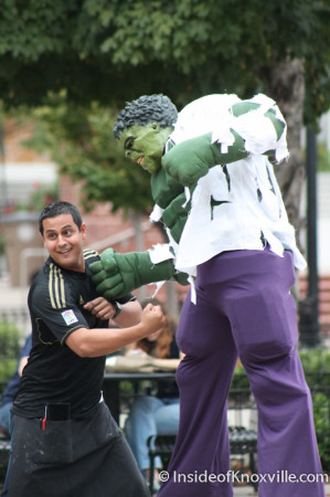 Hulk, Market Square, Knoxville, October 2013