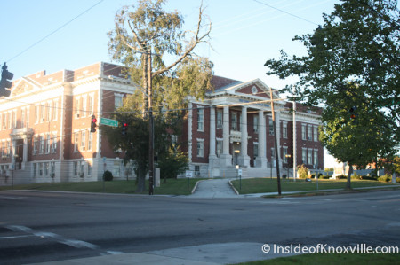 Knoxville High School, Fifth Avenue, Knoxville, October 2013