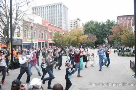 Thriller, Market Square, Knoxville, October 2013