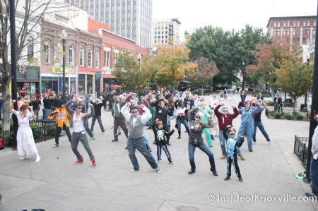 Thriller, Market Square, Knoxville, October 2013